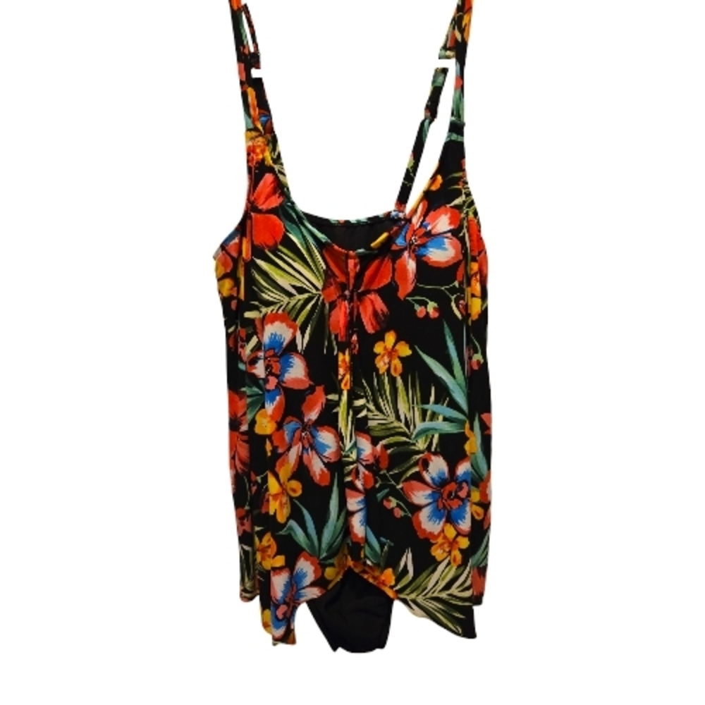 MAGICSUIT Floral Tropical Print Swimsuit SZ 10